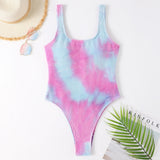 Couleurs Lagon - Sexy Monokini 1 pièce Push-Up Bas Tangua Brésilien