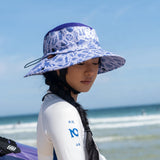 vue mer 3/4 av-Chapeau Bob Anti-UV Respirant — Randonnée, Pêche, Homme Femme
