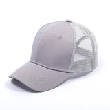 violet clair mesh - Casquette Queue de Cheval Coton Lavé — Coloris & Filet