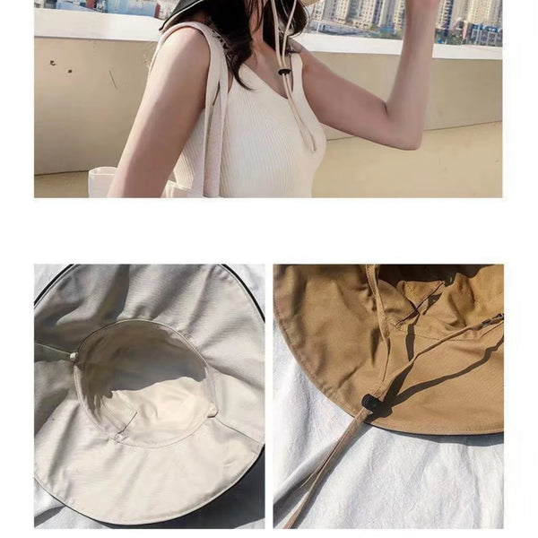 details - Chapeau Bord Large Pliable Femme — UPF50+ Anti-UV