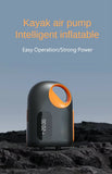 pompe automatique inteligente - Pompe Électrique Portable 20 PSI avec Éclairage et Batterie Rechargeable - COULEURS LAGON