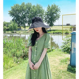 noir - Chapeau Bord Large Pliable Femme — UPF50+ Anti-UV