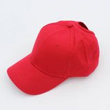 rouge - Casquette Queue de Cheval Coton Lavé — Coloris & Filet