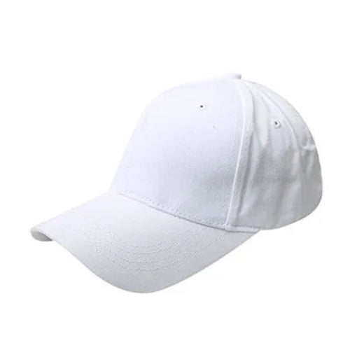 blanc - Casquette Queue de Cheval Coton Lavé — Coloris & Filet