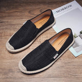 noir - Espadrille respirante en toile tissée – Loafers homme d'inspiration chinoise, souples et légers - Couleurs Lagon