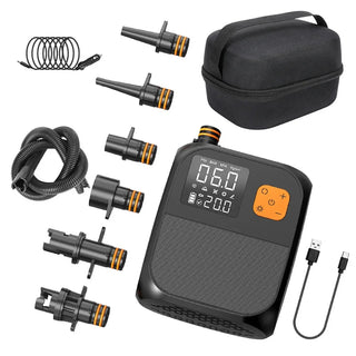 presentation - Pompe Électrique Rechargeable 25 PSI – Haute Performance et Polyvalence - Couleurs Lagon