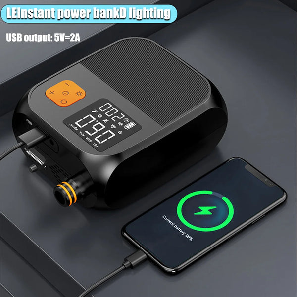 bank charger - Pompe Électrique Rechargeable 25 PSI – Haute Performance et Polyvalence - Couleurs Lagon