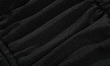 Détail tissu 4D stretch monokini femme noir — Couleurs Lagon