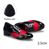 Chaussures de Danse Latine & de Salon Homme Cuir Verni – Couleurs Lagon