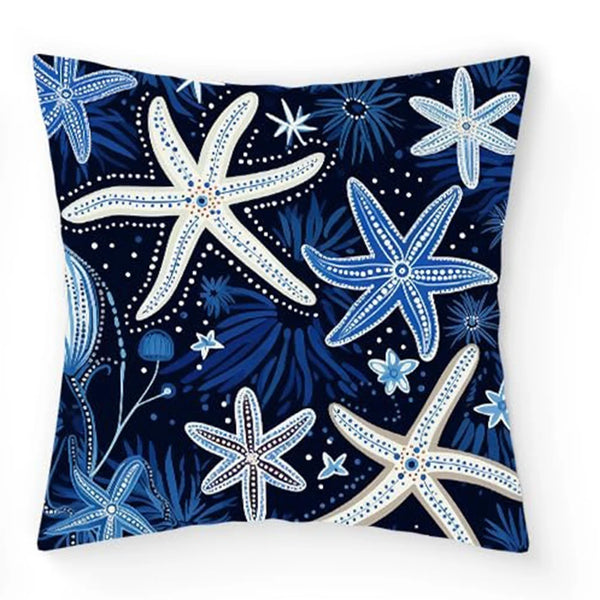 3-Housse de Coussin Décorative Motif Océan