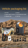pour voiture - Pompe Électrique Portable 20 PSI avec Éclairage et Batterie Rechargeable - COULEURS LAGON