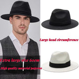 presentation hom - Chapeau Panama Court Homme Femme – Paille Naturelle UPF50+