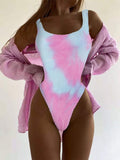 Couleurs Lagon - Sexy Monokini 1 pièce Push-Up Bas Tangua Brésilien
