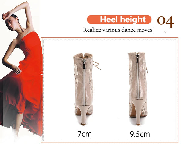talon - Chaussures de Danse Latine à Talons Hauts – Modèle LUNA II Brillant Indoor - Couleurs Lagon
