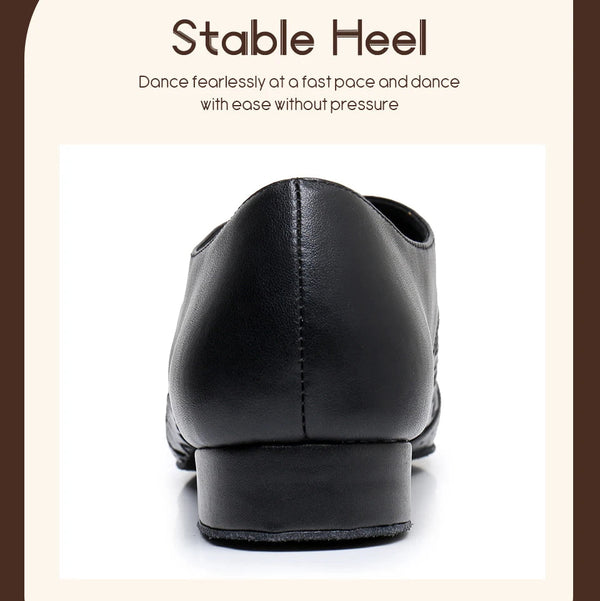 Chaussures de Danse Latine & de Salon Homme Cuir Verni – Couleurs Lagon