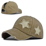 khaki delav mesh - Casquette Queue de Cheval Coton Lavé — Coloris & Filet