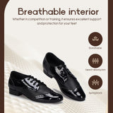 Chaussures de Danse Latine & de Salon Homme Cuir Verni – Couleurs Lagon