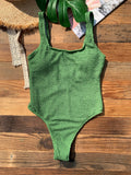 Couleurs Lagon - Sexy Monokini 1 pièce Push-Up Bas Tangua Brésilien