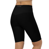 Couleurs Lagon - Surf Short Cycliste Taille Haute Noir 1 Poche - gros plan vue arrière