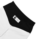Couleurs Lagon - Surf Short Cycliste Taille Haute Noir 1 Poche - plan large étiquette intérieure