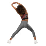 yoga dos - Legging Pour Enfant Turtle Kids 2-7 Gris - Couleurs Lagon