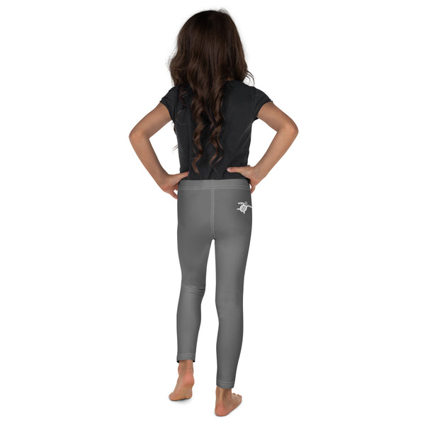 dos - Legging Pour Enfant Turtle Kids 2-7 Gris - Couleurs Lagon