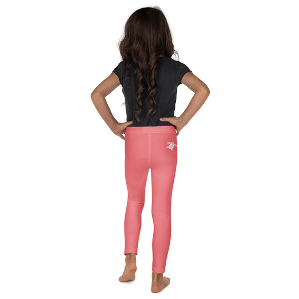 dos - Legging Pour Enfant Turtle Kids 2-7 Rose - Couleurs Lagon