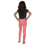 dos - Legging Pour Enfant Turtle Kids 2-7 Rose - Couleurs Lagon