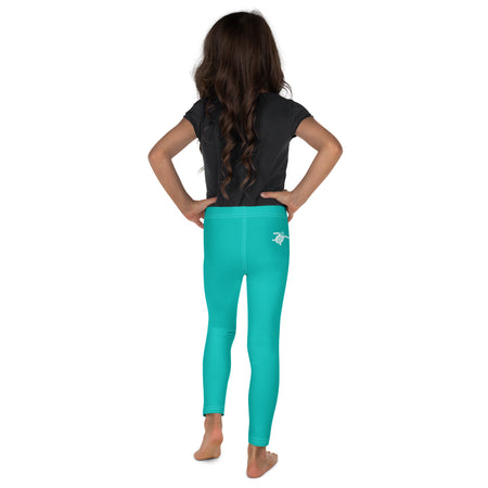 dos - Legging Pour Enfant Turtle Kids 2-7 Turquoise - Couleurs Lagon