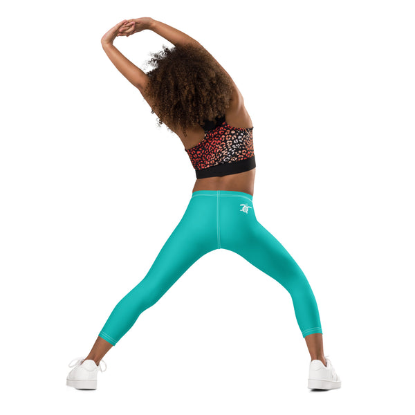 dos gym - Legging Pour Enfant Turtle Kids 2-7 Turquoise - Couleurs Lagon