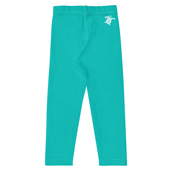 dos a plat - Legging Pour Enfant Turtle Kids 2-7 Turquoise - Couleurs Lagon