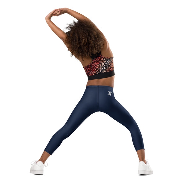 dos gym  - Legging Pour Enfant Turtle Kids 2-7 Bleu Marine - Couleurs Lagon