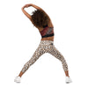 gym dos - Legging Pour Enfant Turtle Kids 2-7 Leopard - Couleurs Lagon