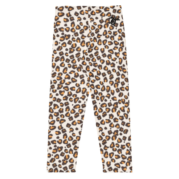 dos a plat - Legging Pour Enfant Turtle Kids 2-7 Leopard - Couleurs Lagon