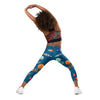 gym dos - Legging Pour Enfant Turtle Kids 2-7 Bleu Meduse - Couleurs Lagon