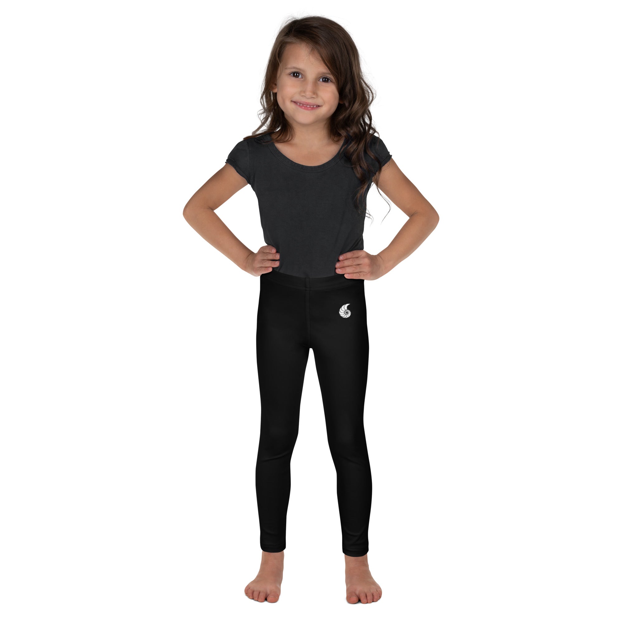 pres av - Legging Pour Enfant Turtle Kids 2-7 Noir - Couleurs Lagon