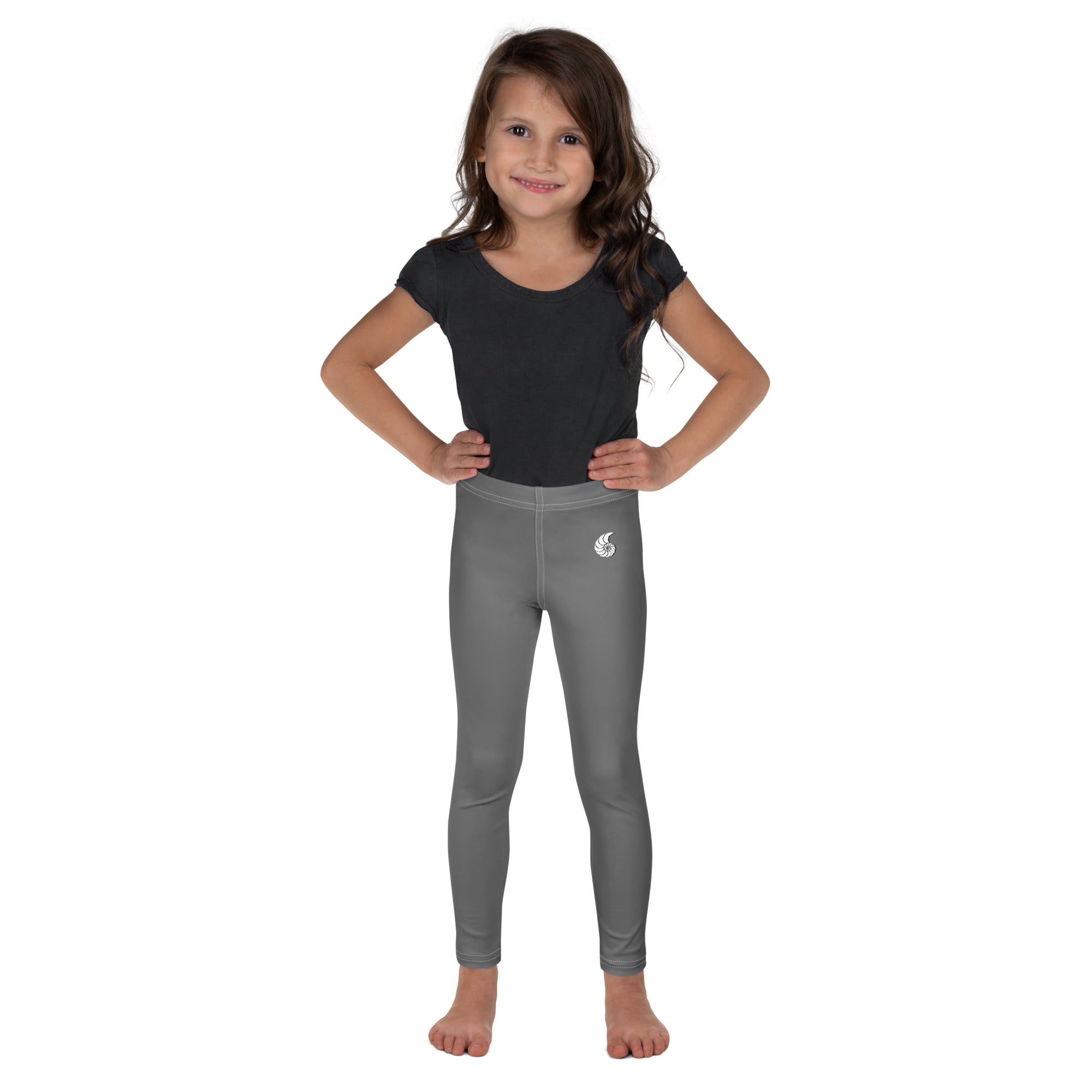 av - Legging Pour Enfant Turtle Kids 2-7 Gris - Couleurs Lagon