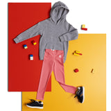 a plat - Legging Pour Enfant Turtle Kids 2-7 Rose - Couleurs Lagon