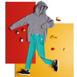a plat - Legging Pour Enfant Turtle Kids 2-7 Turquoise - Couleurs Lagon