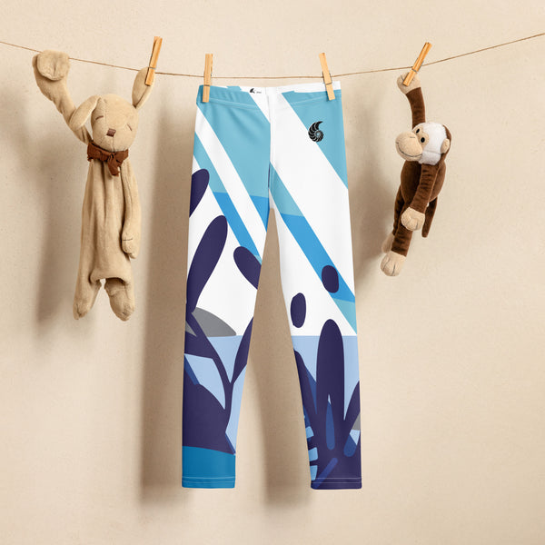 suspendu doudou av - Legging Pour Enfant Turtle Kids 2-7 Bleu des Iles - Couleurs Lagon