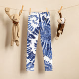 suspendu doudou - Legging Pour Enfant Turtle Kids 2-7 Bleu Tie Dye - Couleurs Lagon