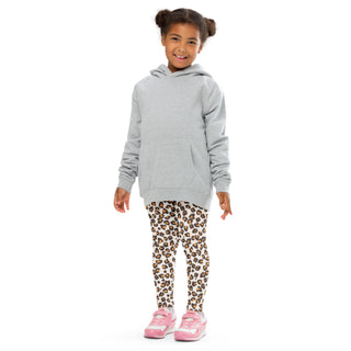 Product mockup - Legging Pour Enfant Turtle Kids 2-7 Leopard - Couleurs Lagon