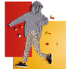 presentation a plat - Legging Pour Enfant Turtle Kids 2-7 Leopard - Couleurs Lagon