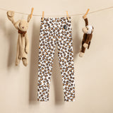 suspendu doudou - Legging Pour Enfant Turtle Kids 2-7 Leopard - Couleurs Lagon