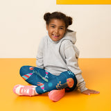 ecole - Legging Pour Enfant Turtle Kids 2-7 Bleu Meduse - Couleurs Lagon