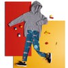 pres a plat - Legging Pour Enfant Turtle Kids 2-7 Bleu Meduse - Couleurs Lagon