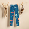 suspendu doudou - Legging Pour Enfant Turtle Kids 2-7 Bleu Meduse - Couleurs Lagon