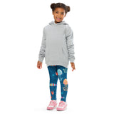 sweat et legging ecole - Legging Pour Enfant Turtle Kids 2-7 Bleu Meduse - Couleurs Lagon