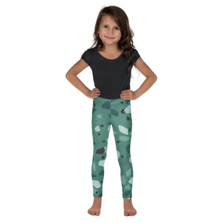 av - Legging Pour Enfant Turtle Kids 2-7 Vert Camo - Couleurs Lagon