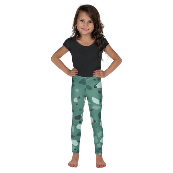 av - Legging Pour Enfant Turtle Kids 2-7 Vert Camo - Couleurs Lagon